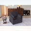 Fauteuil d'appoint en velours côtelé avec poches de rangement latérales-131240916