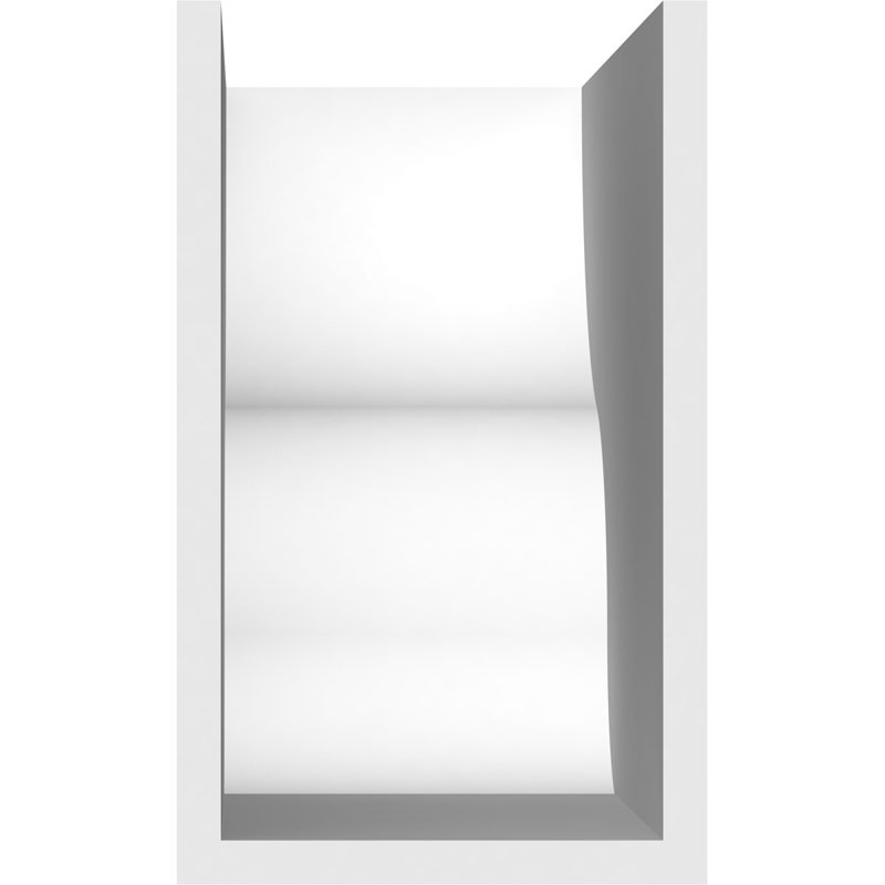 6"W x 10"H x 16"L Standard Greensboro Architectural Grade PVC Rafter Tail, 10"H x 6"W x 16"D