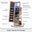 Freestanding Jewelry Armoire-1187889102