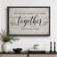 «Sweetest Moments Together Around The Table», citation, images de salle à manger, impression sur toile encadrée-131636374-131636380