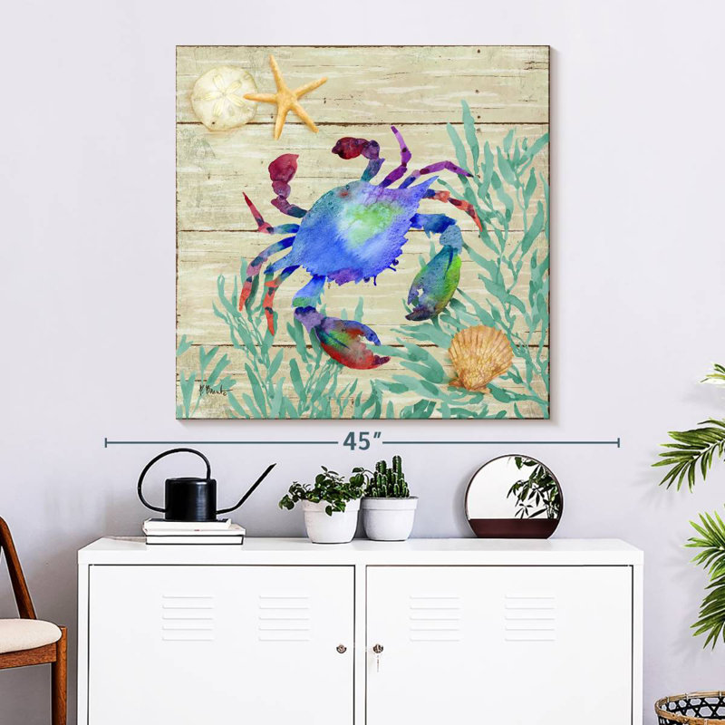 Adeliza Seagrove Crab I, 33" H x 33" W