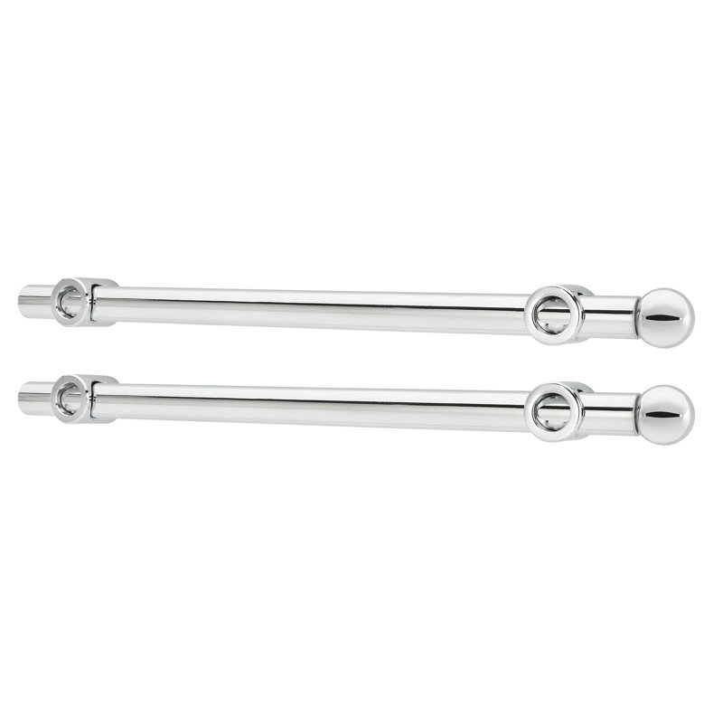 Rev-A-Shelf Extendable Designer Closet Valet Rod, Chrome, 3.25" H x 14" W x 6" D