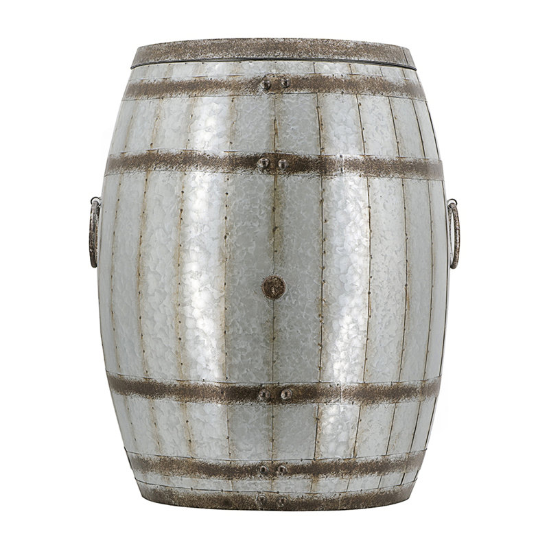 Stylish Drum Shaped Side Table