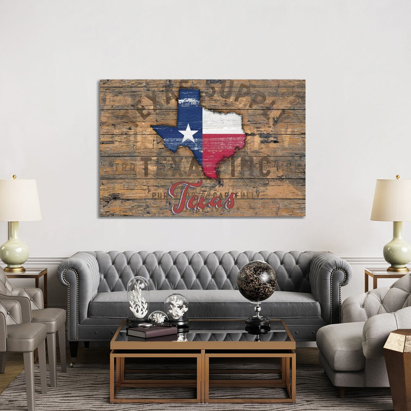 Rustic Morning In Texas State by Diego Tirigall - Print on Canvas, 101.6cm H x 152.4cm W x 3.81cm D, Wrapped Canvas