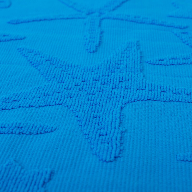 Aine Fun Embossed Beach Towel 75x150, Blue