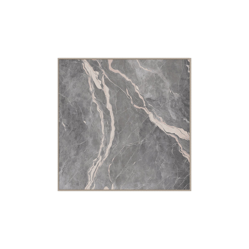 Machine Washable Beige Area Rug, Square 4'