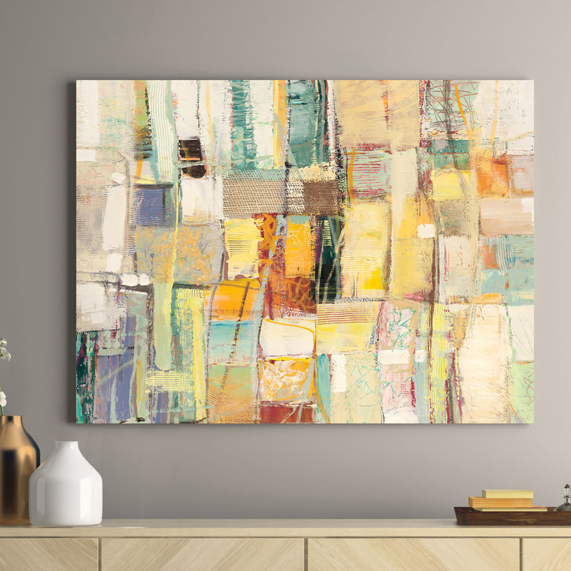 Spring colours by Lucas - Wrapped Canvas Art Prints on Canvas, 70cm H x 100cm W x 4cm D