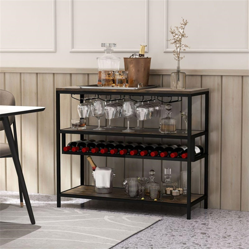 Arene Wine Bottle & Glass Rack