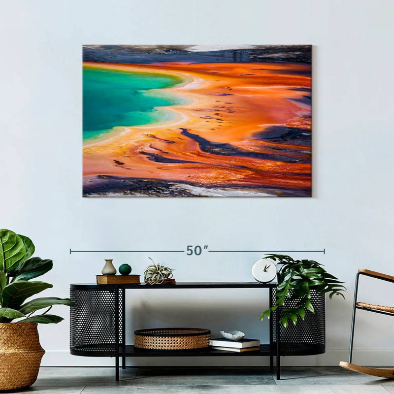 Alvord Grand Prismatic Spring Yellowstone Wyoming, H 30 po x l 45 po