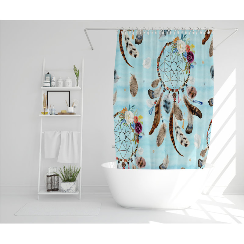 Broumov Polyester Shower Curtain Set