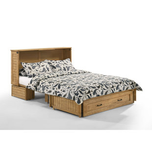 Poppy Solid Wood Murphy Storage Bed