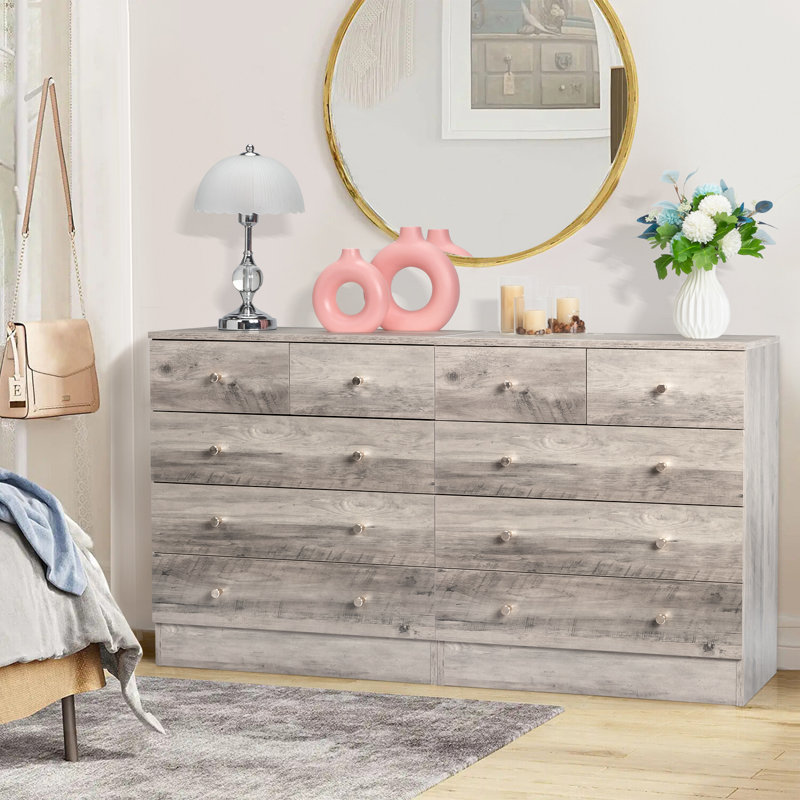 Cilegon 5 - Drawer Storage Cabinet, Gray