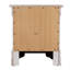 Table de chevet traditionnelle blanche intemporelle