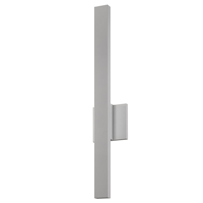 Inside-Out LED Flush Mounted Sconce, Textured Gray
