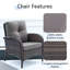 Chaise de patio avec coussins Gaetanino-784095442