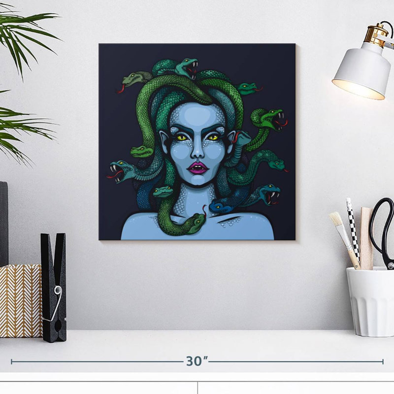 Kelan Medusa The Gorgon, H 16 po x l 16 po