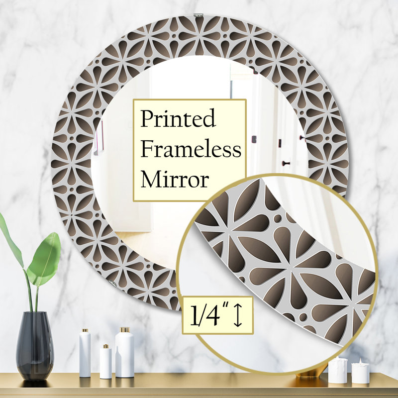 Miroir mural scandinave 11, H 31,5 po x l po