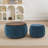 Round Storage Ottoman, 2 In 1 Function, Work As End Table And Ottoman,with Small Seat-106905963-106905966