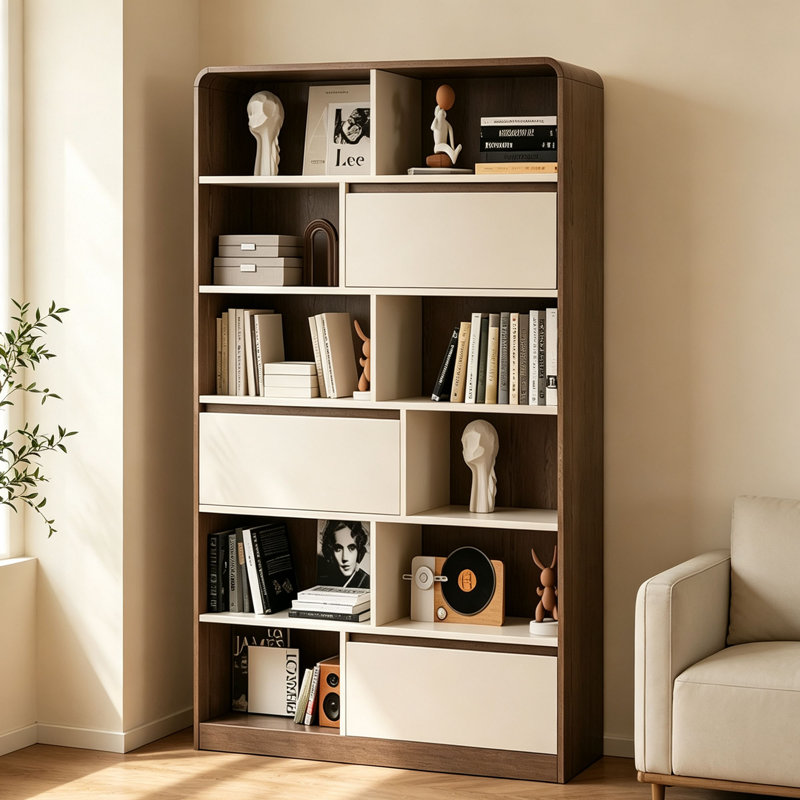 Bibliothèque simple sur pied