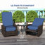 Fauteuil inclinable inclinable en rotin 360 °