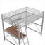 Lit en bois et panneau de fibres à densité moyenne avec bureau et tablette Loft-106847895-106847897