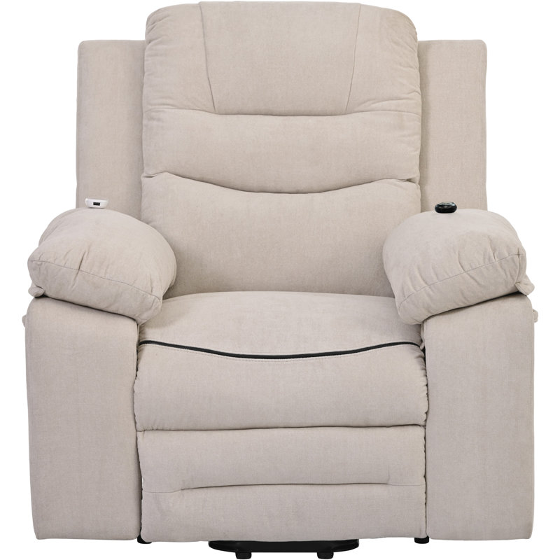 Fauteuil inclinable électrique Elian, Beige