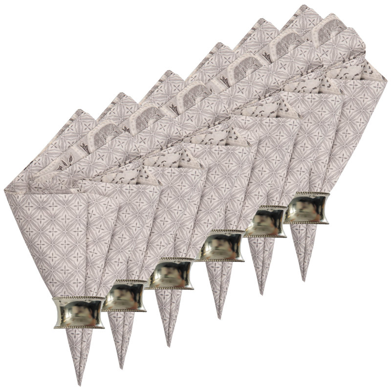 Serviette réversible en coton Namboodri