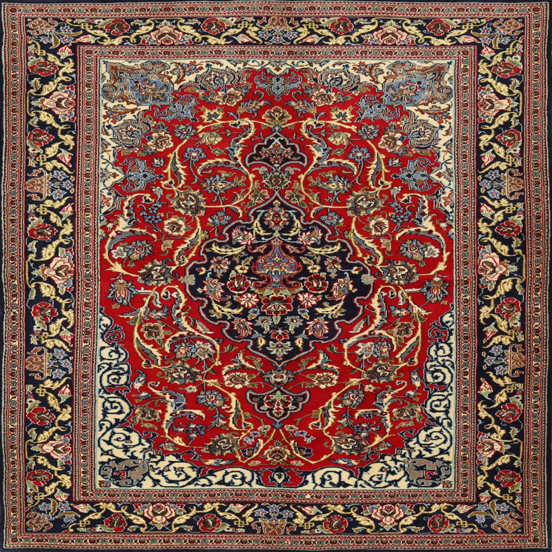 Purtee Oriental Indoor Rug, Rectangle 5' x 7'