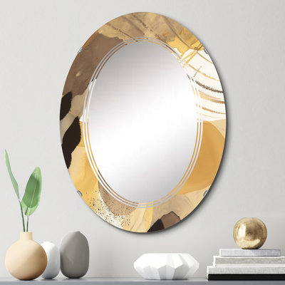 Azami - Miroir mural moderne ovale