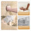 Canapé modulaire surdimensionné en forme de L de 130 po en forme de L avec repose-pieds et 9 coussins décoratifs, canapé en velours côtelé doux-360190107