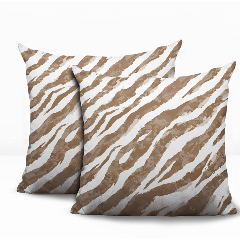 Oreiller réversible intérieur / extérieur Seppo, 18x18, Beige