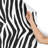 Avenie Zebra Print Peel And Stick Wallpaper Panel
