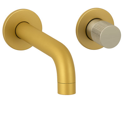 Agrippina Wall Mounted Widespread Bathroom Faucet