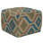 Johanna 20"W Jute Square Pouf-1061306429