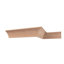 WM291 - Americraft Crown Solid Hardwood Moulding, 4"H x 3 1/2"P x 5 1/4"F x 96"L, Stain Grade Sapele Mahogany-96930671