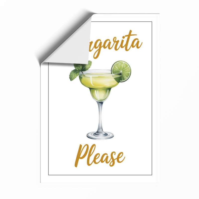Margarita Please Modern - Framed Print, A2 - 59.4 x 42.0 cm, Unframed