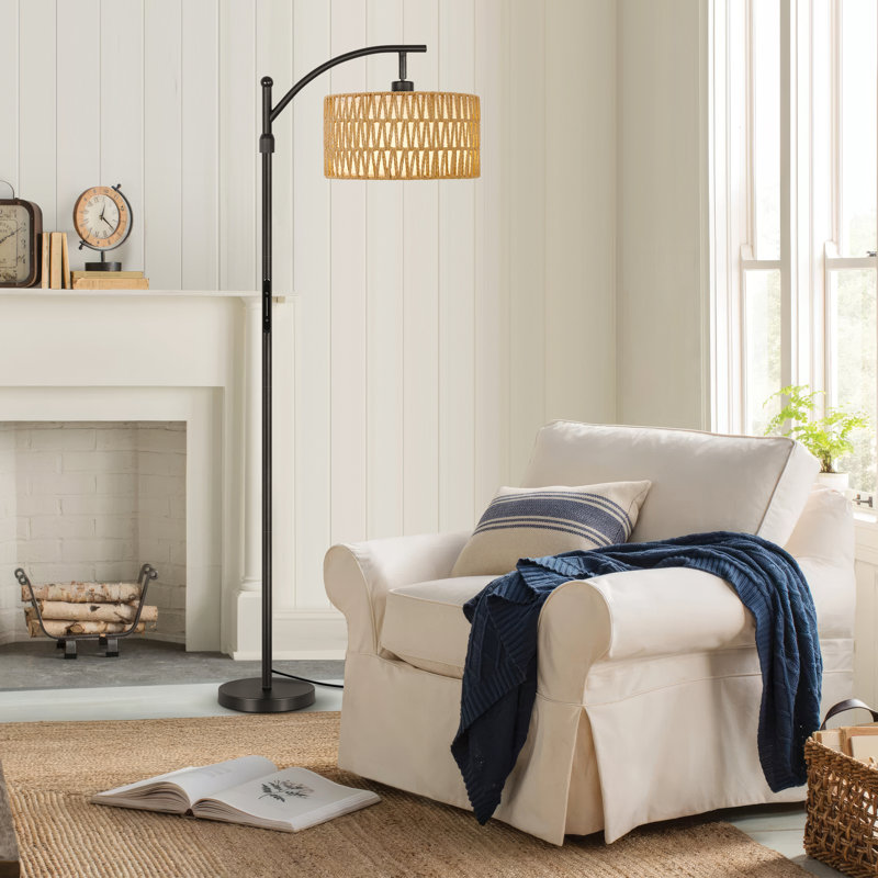 185cm Black LED Traditional Floor Lamp