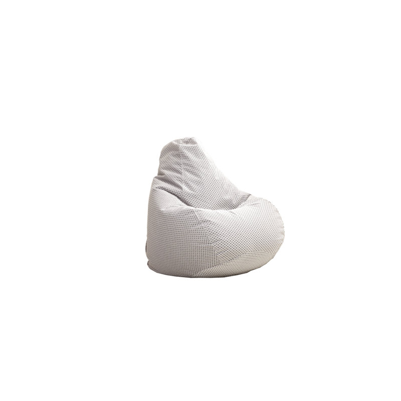 Polyester Bean Bag Chair, Silver