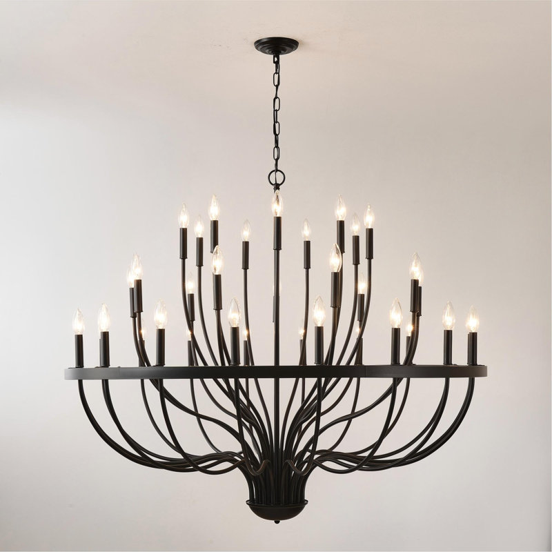 Lustre noir 47 po