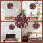 Nouvel An-Horloge-Banderoles-Ornements