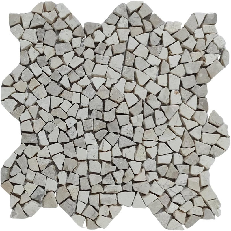 Carrelage mosaïque en marbre blanc CNK Tile