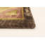 Tapis brun / doré clair à motif géométrique Checotah