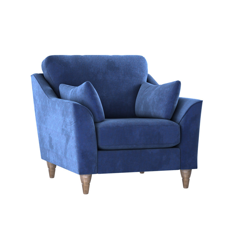 Springview Upholstered Armchair, Navy