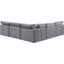 Ensemble modulaire de coin en velours 5 pièces Itala-94482434