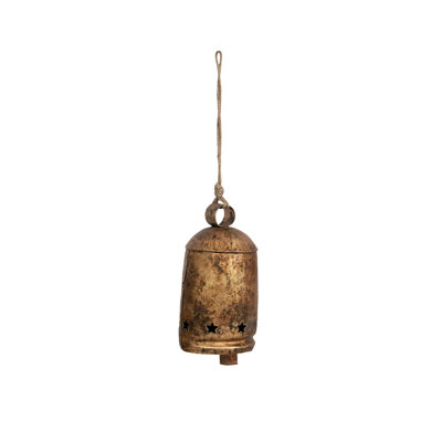 8.5" Metal Bell on Jute Rope