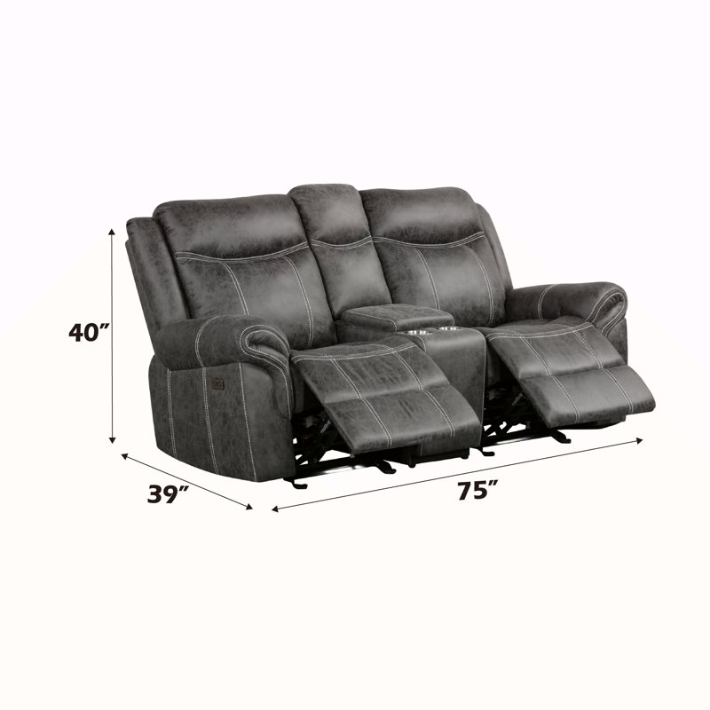 Causeuse en microfibre Zubaida