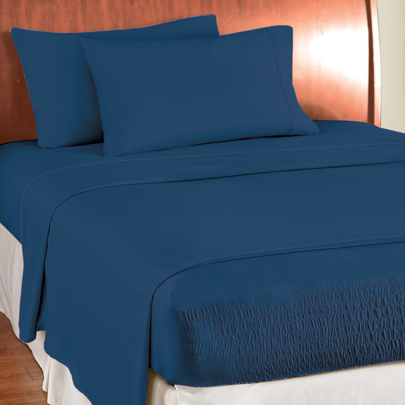 Microfiber Sheet Set, Ivory, Full Fitted Sheet w/ 2 Standard Pillowcases