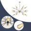 Lustre sphérique spoutnik 18 lumières Hajirah-607070925