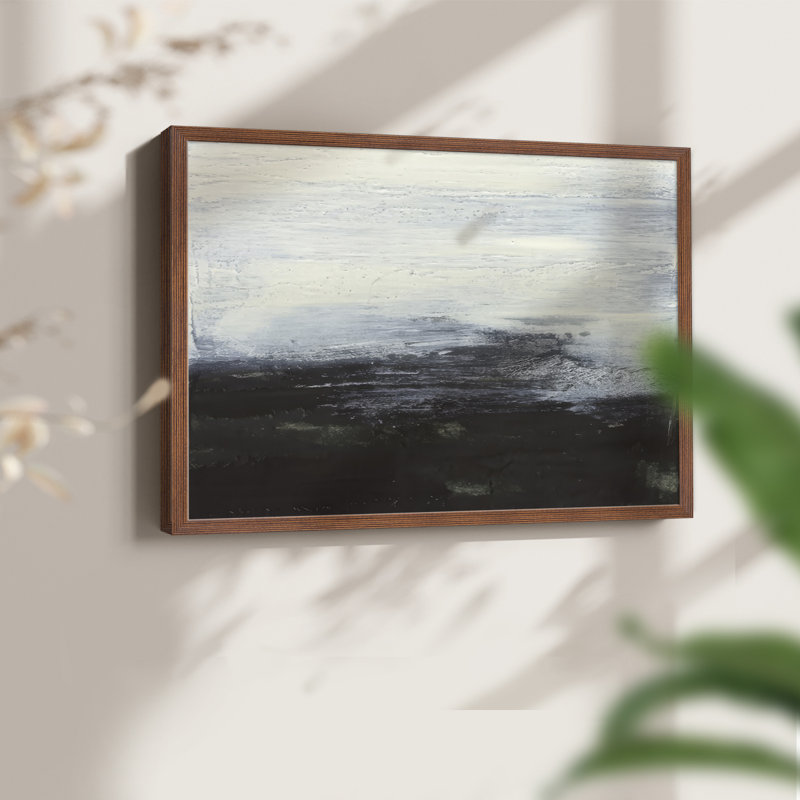 Moment in Space II -Framed Print - Restickable, H 16 po x l 20 po, Noyer
