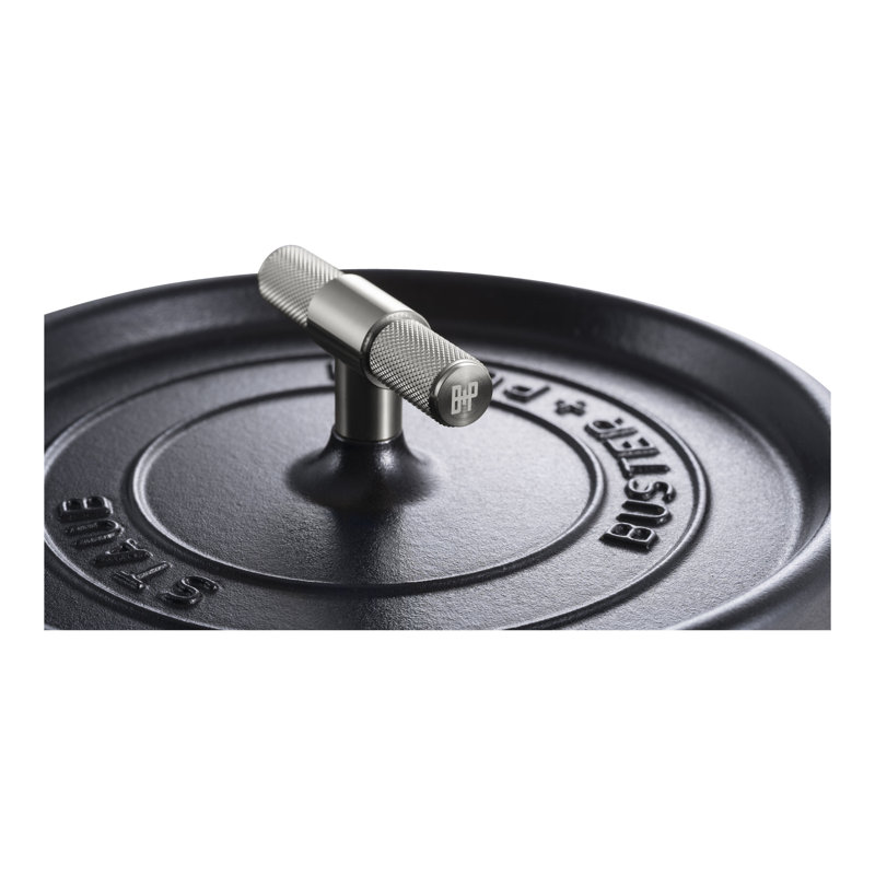 Staub Cast Iron Buster + Punch 4-Qt Dutch Oven